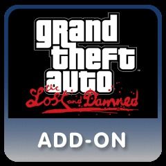Front Cover for Grand Theft Auto IV: The Lost and Damned (PlayStation 3) (download release)