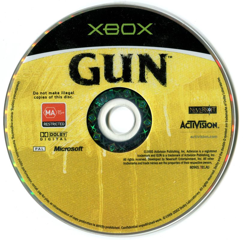 Gun cover or packaging material MobyGames