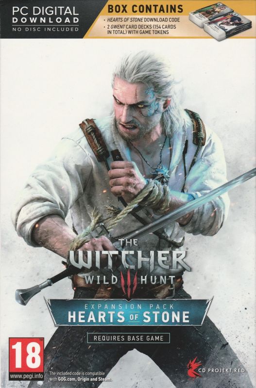 Front Cover for The Witcher 3: Wild Hunt - Hearts of Stone (Windows) (Retail release)