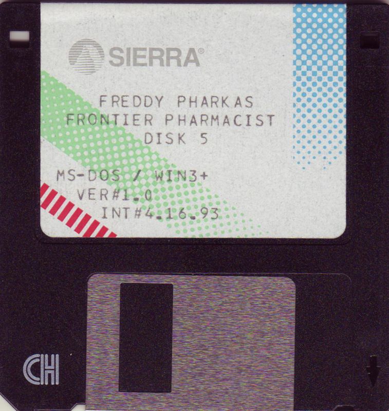 Media for Freddy Pharkas: Frontier Pharmacist (DOS and Windows 3.x): Disk 5