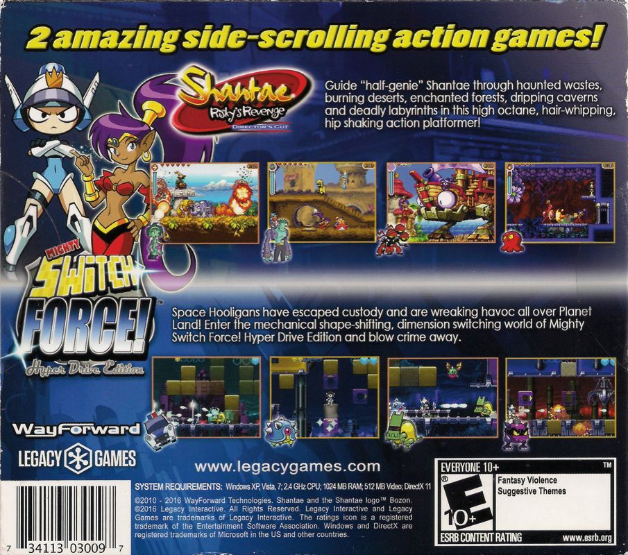 Back Cover for Indie Stars Double-Pack (Windows)