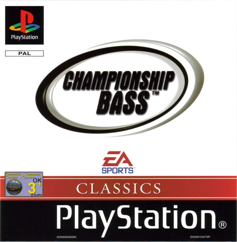 Front Cover for Championship Bass (PlayStation) (EA Sports Classics release)
