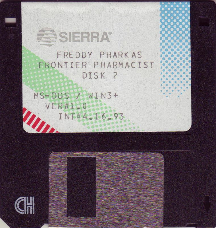 Media for Freddy Pharkas: Frontier Pharmacist (DOS and Windows 3.x): Disk 2