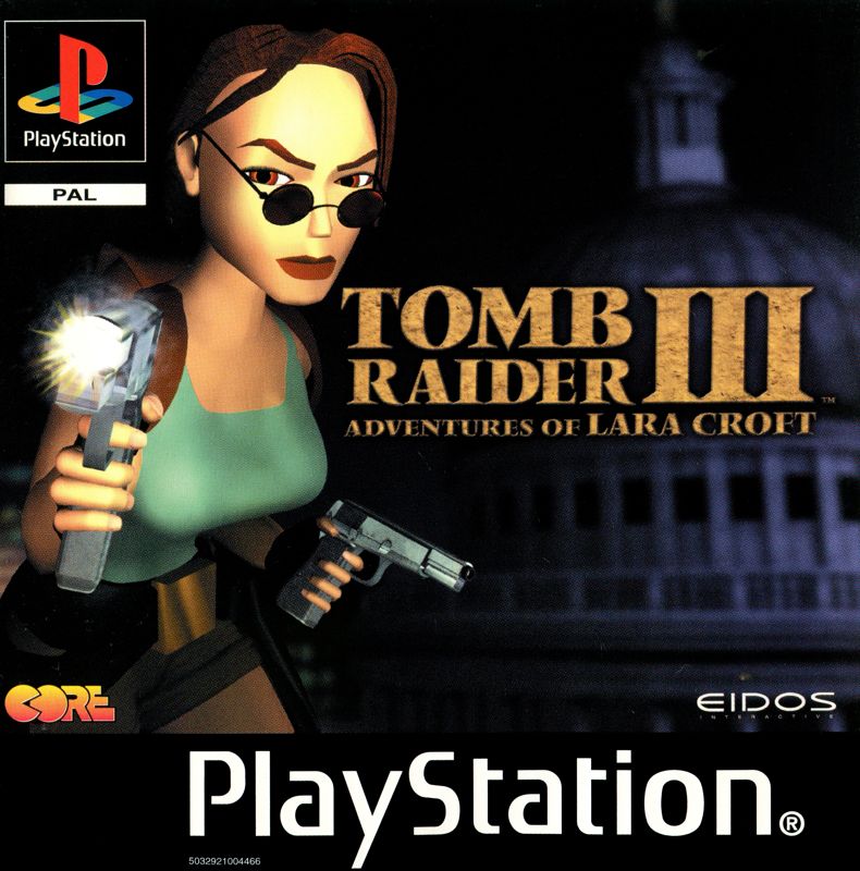 Front Cover for Tomb Raider III: Adventures of Lara Croft (PlayStation)