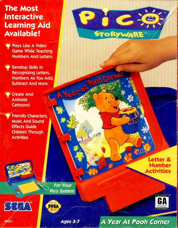 Front Cover for A Year at Pooh Corner (SEGA Pico)