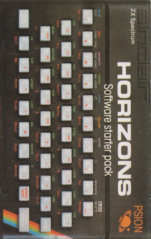 Front Cover for Horizons: Software Starter Pack (ZX Spectrum)