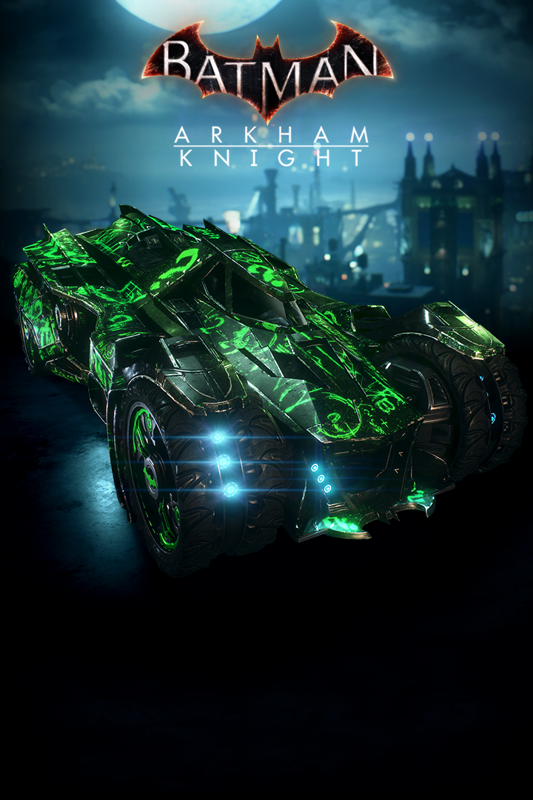 Front Cover for Batman: Arkham Knight - Riddler Themed Batmobile Skin (Xbox One) (download release)