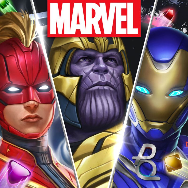 Front Cover for Marvel Puzzle Quest (iPad and iPhone): R178 release