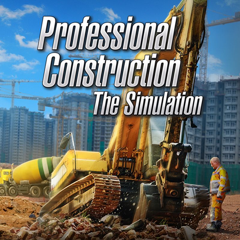 Front Cover for Professional Construction: The Simulation (Nintendo Switch) (download release)