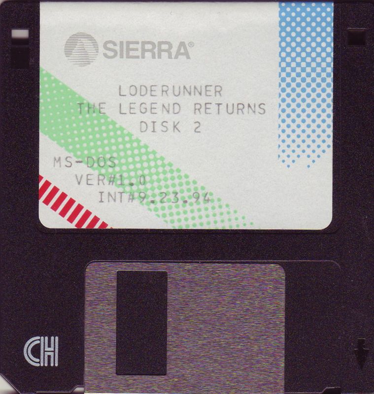 Media for Lode Runner: The Legend Returns (DOS): Disk 2