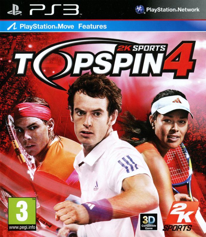 Front Cover for Top Spin 4 (PlayStation 3)