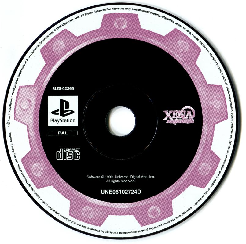 Media for Xena: Warrior Princess (PlayStation)