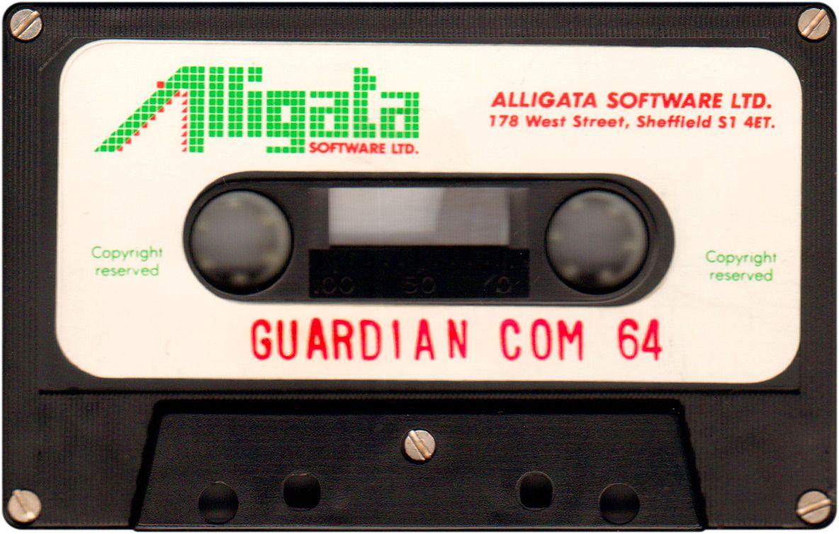 Media for Guardian (Commodore 64)
