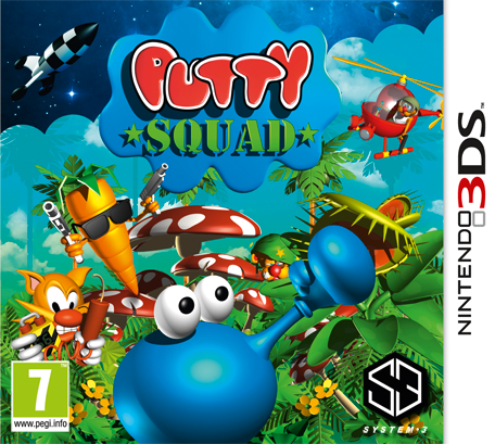 Front Cover for Putty Squad (Nintendo 3DS) (download release)