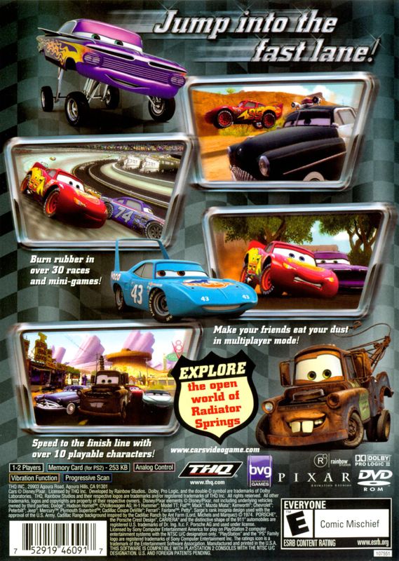 Disney/Pixar Cars - Carros, Multicolor