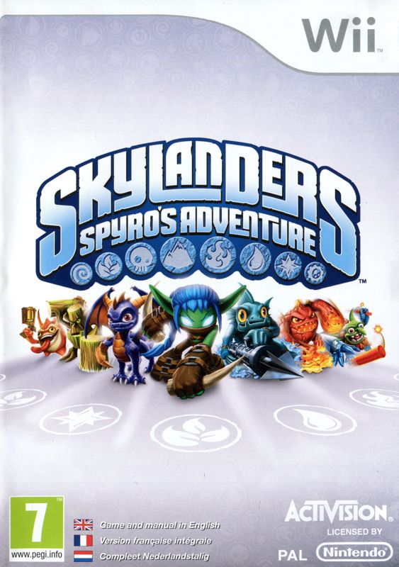 Front Cover for Skylanders: Spyro's Adventure - Spyro (Wii)