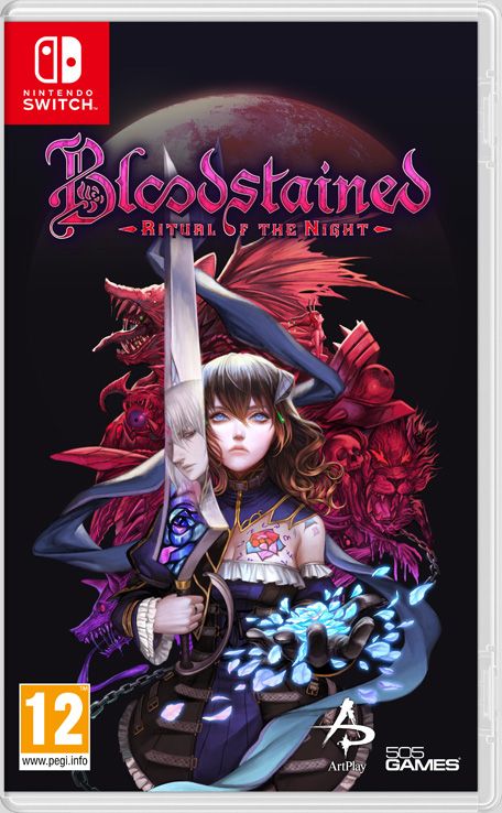 Front Cover for Bloodstained: Ritual of the Night (Nintendo Switch) (download release)