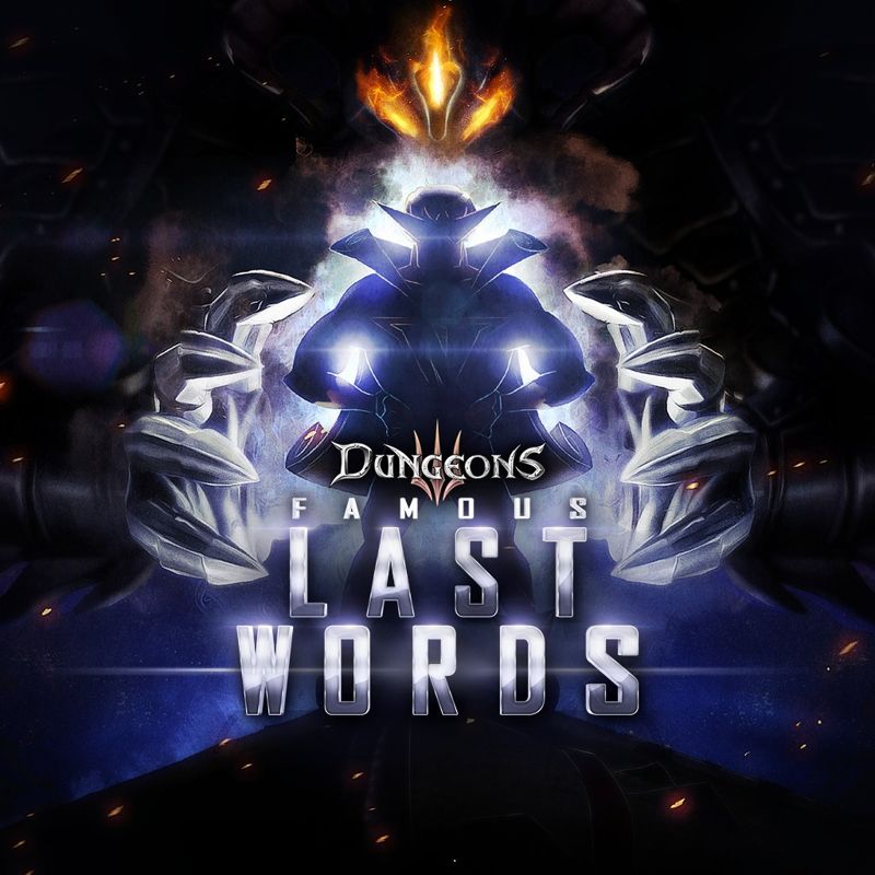 Front Cover for Dungeons III: Famous Last Words (PlayStation 4) (download release)