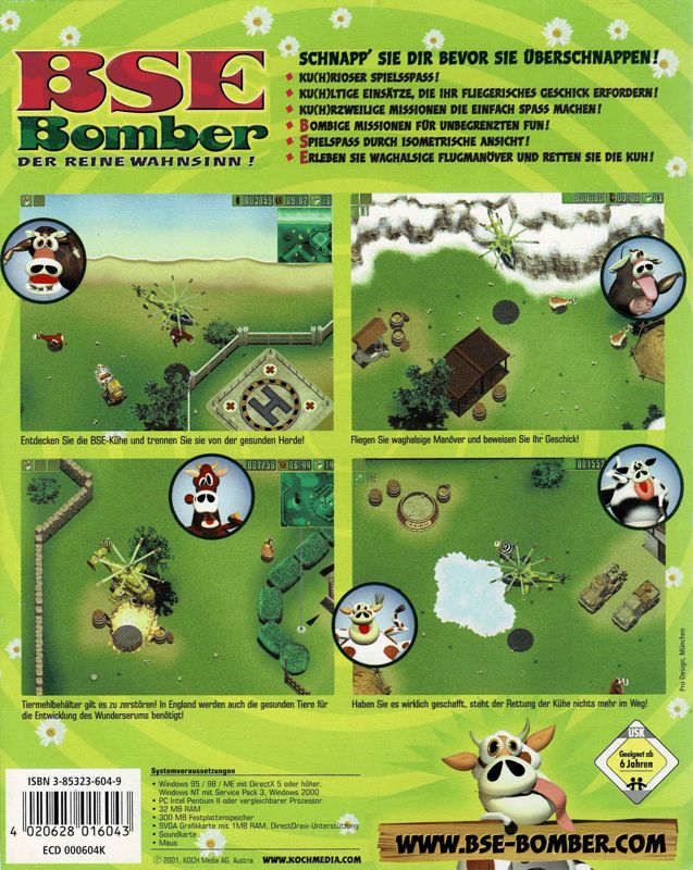 Back Cover for BSE-Bomber (Windows)