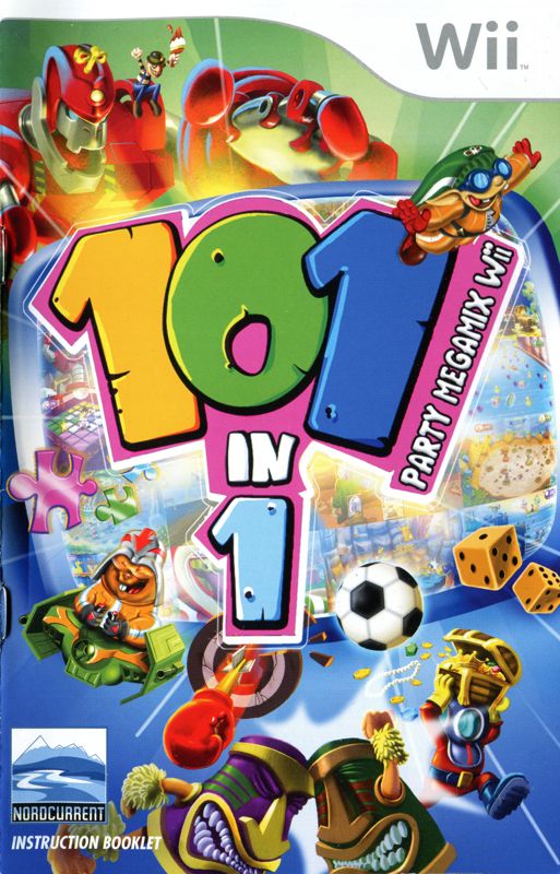 Manual for 101-in-1 Party Megamix (Wii): Front