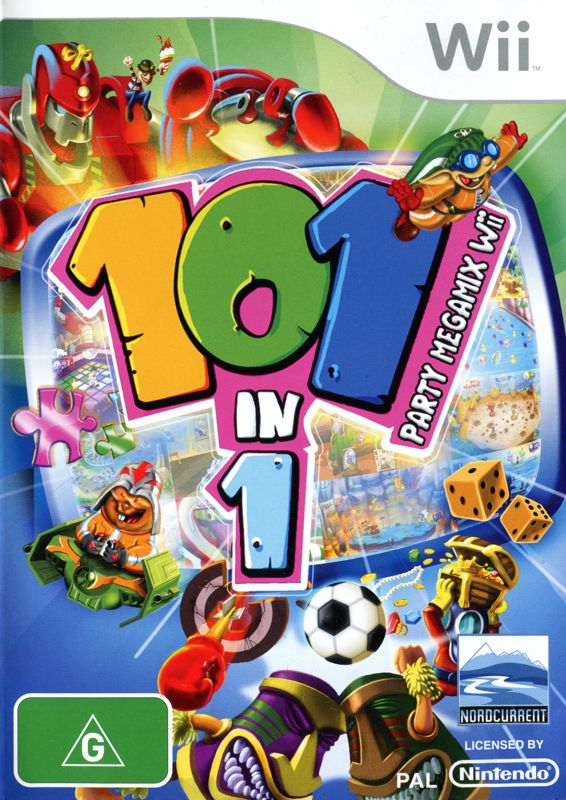 Front Cover for 101-in-1 Party Megamix (Wii)