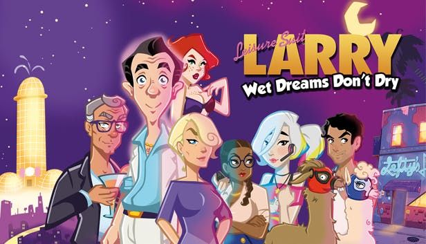 Front Cover for Leisure Suit Larry: Wet Dreams Don't Dry (Macintosh and Windows) (Humble Store release)