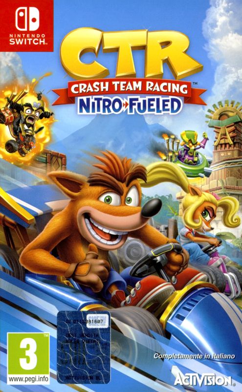 Front Cover for CTR: Crash Team Racing - Nitro-Fueled (Nintendo Switch)