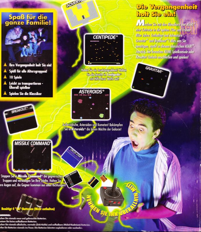 Back Cover for Atari TV Game (Dedicated console)