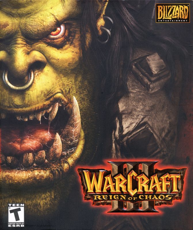 Front Cover for WarCraft III: Reign of Chaos (Macintosh and Windows) (Orc)