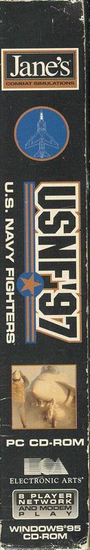Spine/Sides for Jane's Combat Simulations: USNF'97 - U.S. Navy Fighters (Windows): Right
