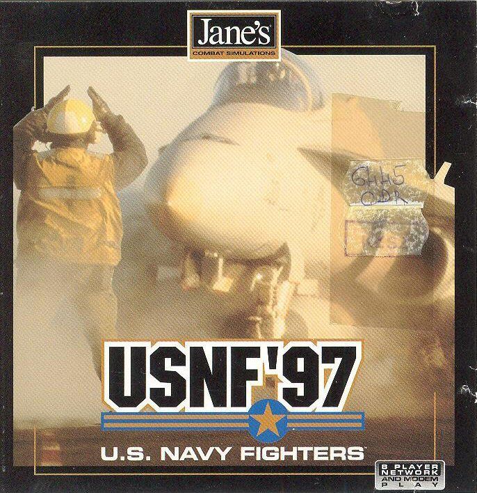 Other for Jane's Combat Simulations: USNF'97 - U.S. Navy Fighters (Windows): Jewel Case - Front