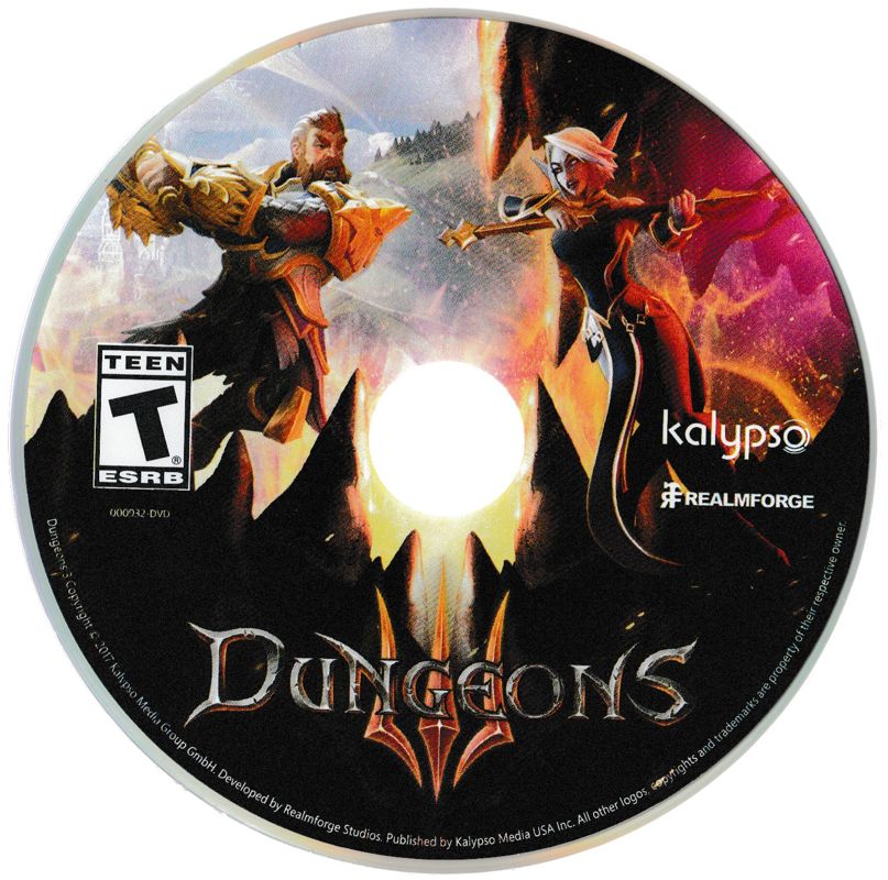 Media for Dungeons III (Linux and Macintosh and Windows)