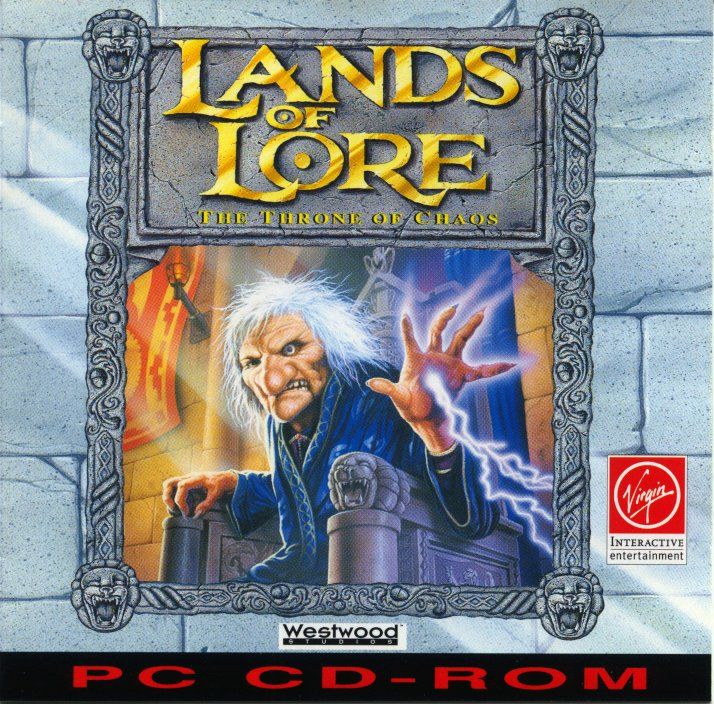 Other for Lands of Lore: The Throne of Chaos (DOS) (White Label release): Jewel Case - Front