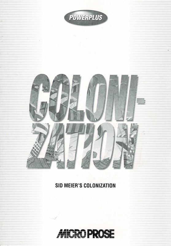 Manual for Sid Meier's Colonization (DOS) (Powerplus release (German Edition)): Front
