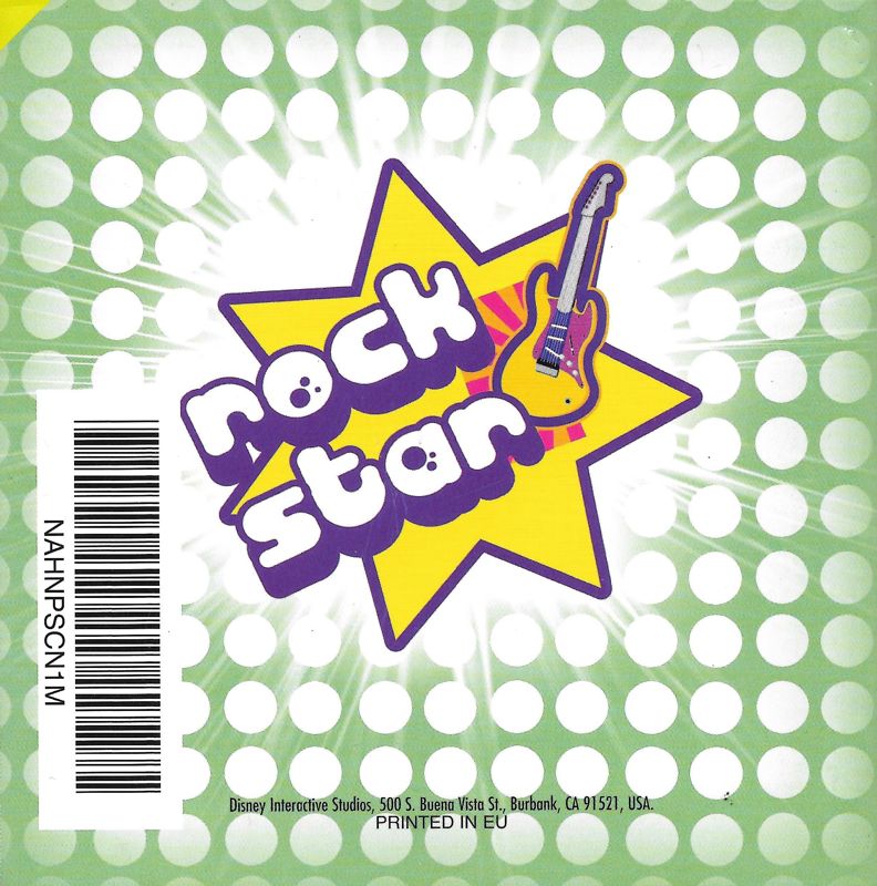 Manual for Hannah Montana (Nintendo DS): Back