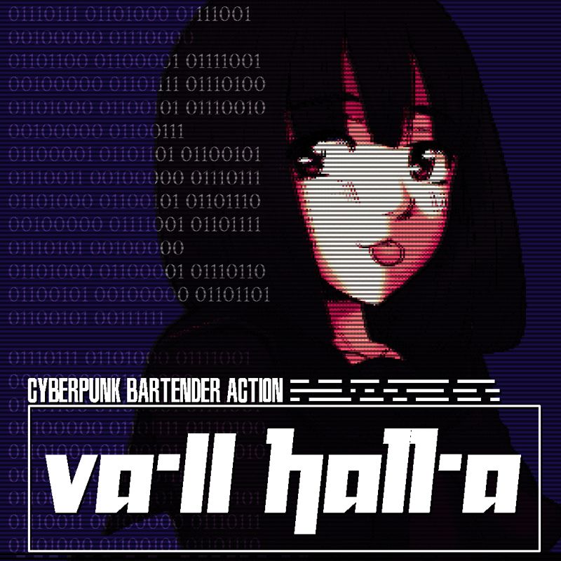 Va 11 Hall A Cyberpunk Bartender Action Cover Or Packaging Material Mobygames