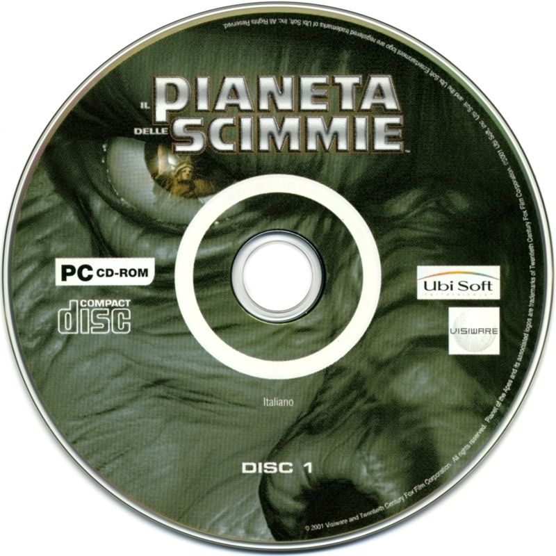 Media for Planet of the Apes (Windows): Disc 1