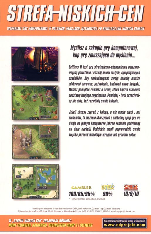 The Settlers II: Veni, Vidi, Vici cover or packaging material - MobyGames