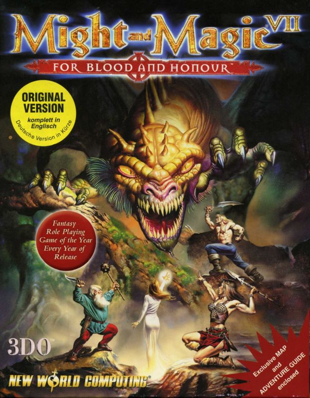 Front Cover for Might and Magic VII: For Blood and Honor (Windows) (English version)