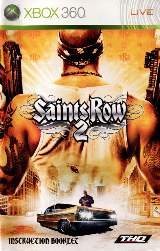 Manual for Saints Row 2 (Xbox 360) (Classics release): Front
