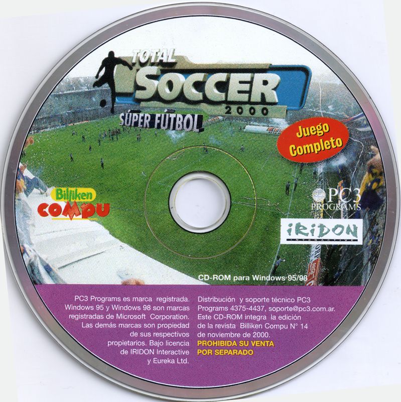 Media for Total Soccer 2000 (Windows) (From Billiken Compu PC Game Collection)