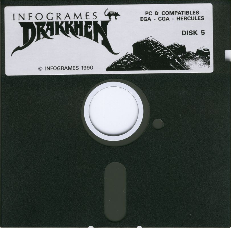 Media for Drakkhen (DOS): Disk 5