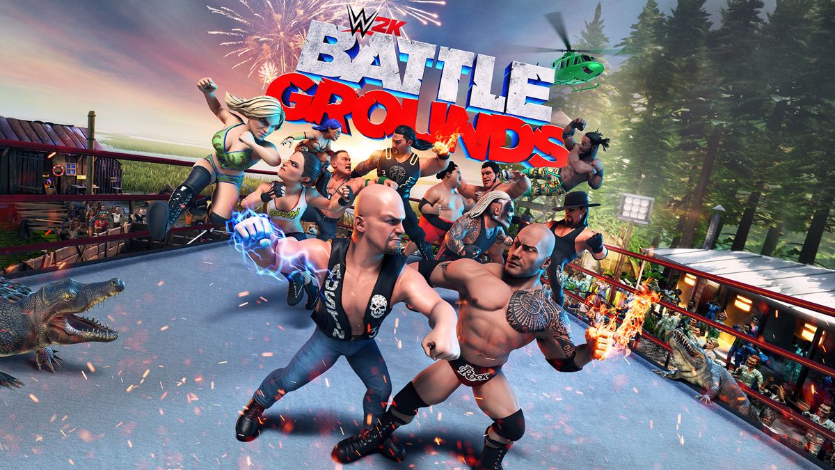 Front Cover for WWE 2K Battlegrounds (Nintendo Switch) (download release)