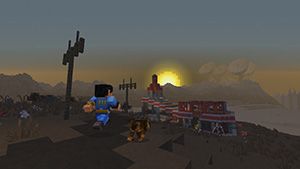 Front Cover for Minecraft: Xbox One Edition - Fallout Mash-up (Nintendo Switch) (download release)