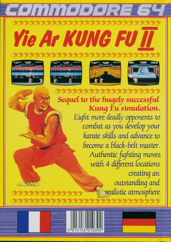 Yie Ar Kung-Fu 2: The Emperor Yie-Gah cover or packaging material ...