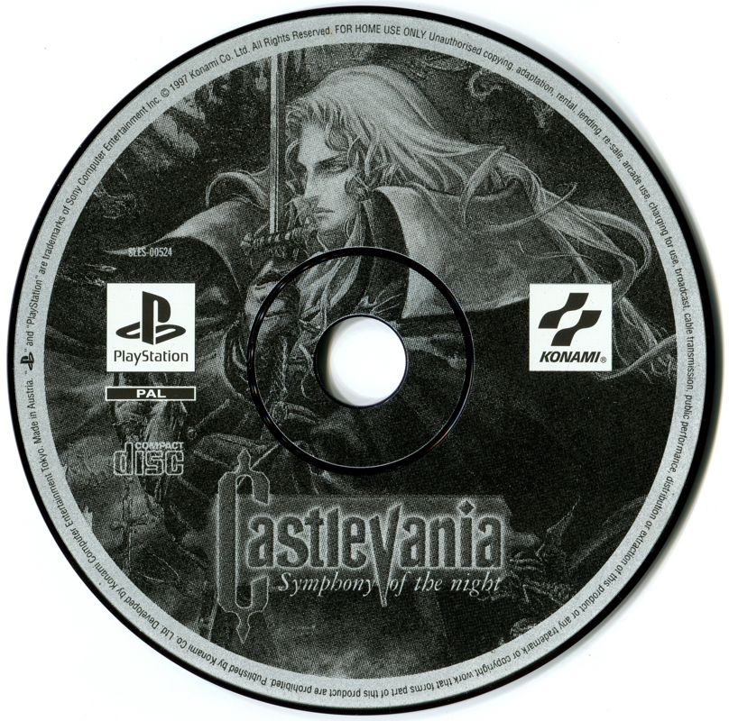 Media for Castlevania: Symphony of the Night (PlayStation)