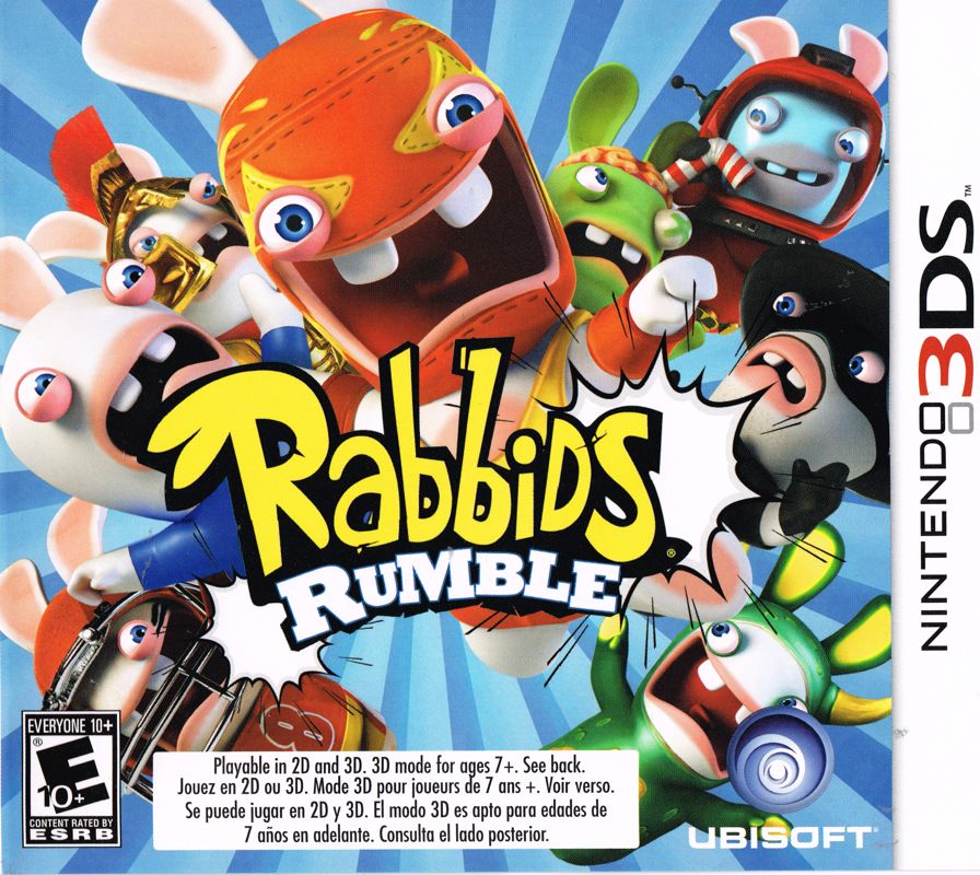 Front Cover for Rabbids Rumble (Nintendo 3DS)
