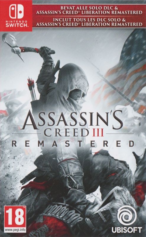 Front Cover for Assassin's Creed III: Remastered (Nintendo Switch)