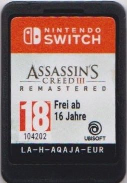 Media for Assassin's Creed III: Remastered (Nintendo Switch)