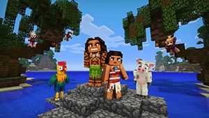 Front Cover for Minecraft: Moana Character Pack (Nintendo Switch) (download release)